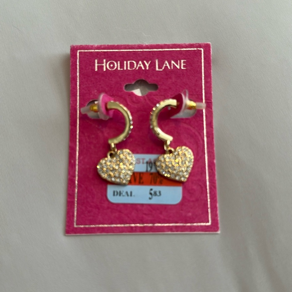 New with tags Holiday Lane earrings